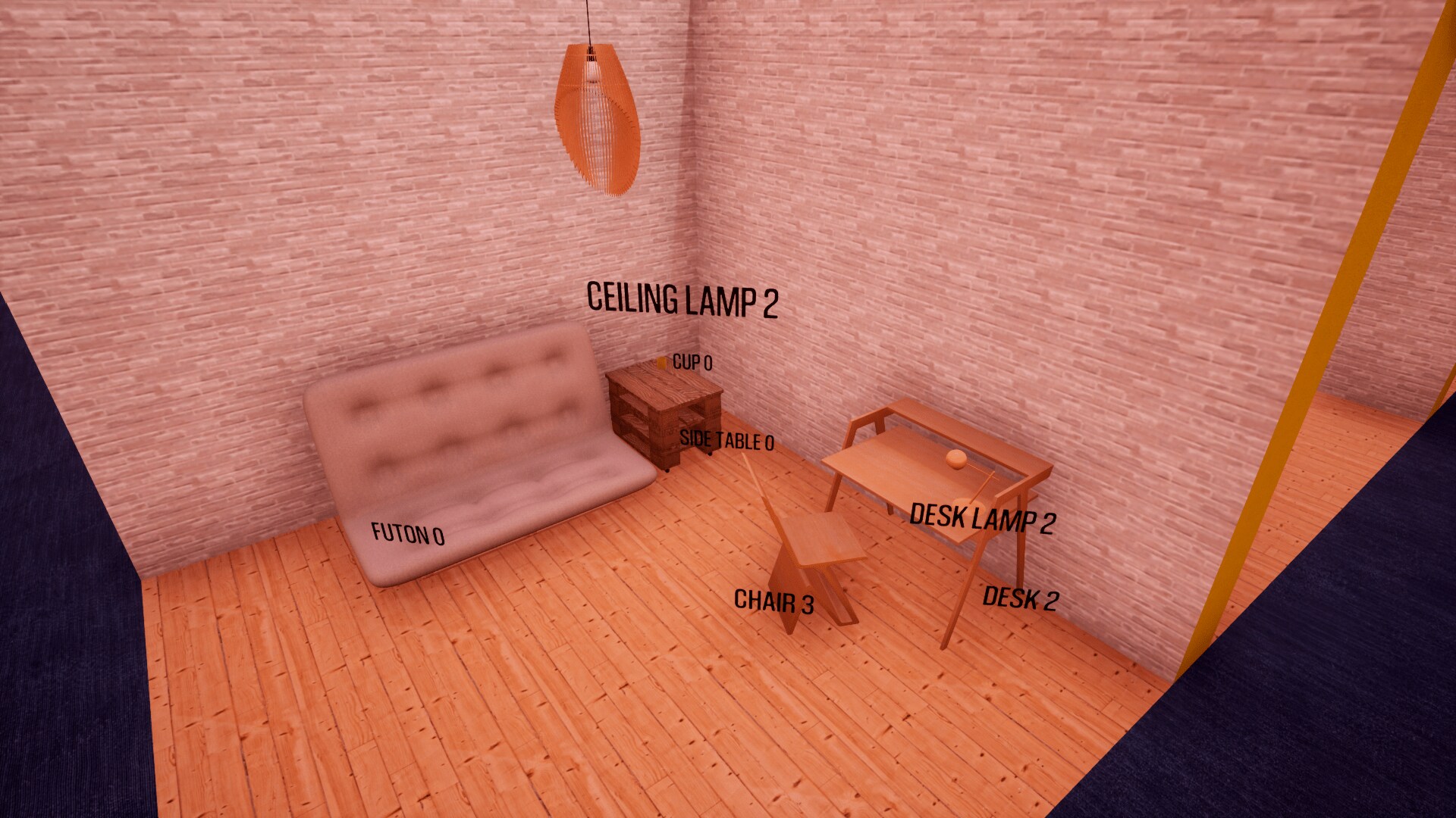 Furniture Project Pack 100 Different Assets Modern Modular House in